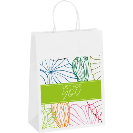 Animated Digital Print Midi Paper Gift Bag 200gsm Branded